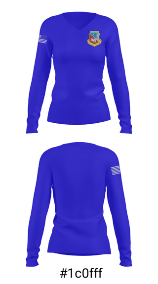 Women's Long Sleeve Vneck Shirt, , National Guard, Teamtime, Team time, sublimation, custom sports apparel, team uniforms, spirit wear, spiritwear, sports uniforms, custom shirts, team store, custom team store, fundraiser sports, apparel fundraiser