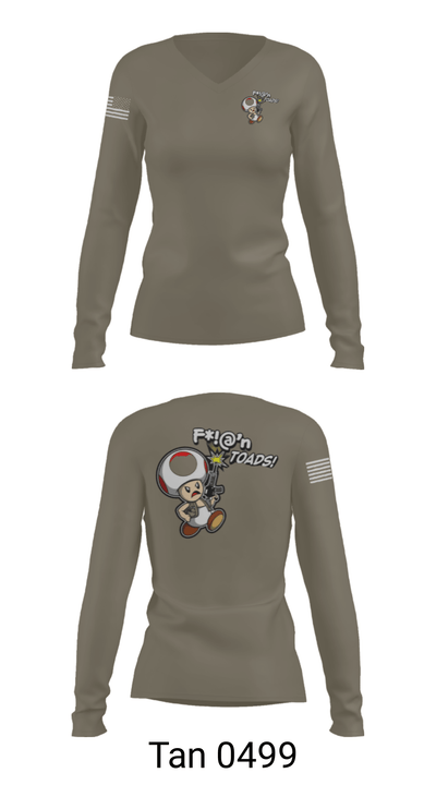 84th Engineer Battalion S&D 81399960 Women's Long Sleeve V-neck Shirt - 40