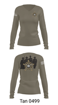 Pendleton County Sheriff’s Office 71530270 Women's Long Sleeve V-neck Shirt - 41