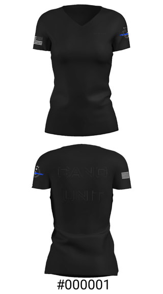 Women's Short Sleeve Vneck Shirt, , Police, Teamtime, Team time, sublimation, custom sports apparel, team uniforms, spirit wear, spiritwear, sports uniforms, custom shirts, team store, custom team store, fundraiser sports, apparel fundraiser