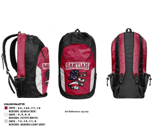 Gear Bag, Santiam Christian School Wrestling, Wrestling, Teamtime, Team time, sublimation, custom sports apparel, team uniforms, spirit wear, spiritwear, sports uniforms, custom shirts, team store, custom team store, fundraiser sports, apparel fundraiser