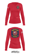 Canyon Creek Rural Fire District 51909217 Women's Long Sleeve V-neck Shirt - 37