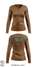 1438th CTC 15112391 Women's Long Sleeve V-neck Shirt - 4