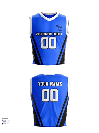 Womens Basketball Jersey, Washington County High School Basketball, Men's Basketball, Teamtime, Team time, sublimation, custom sports apparel, team uniforms, spirit wear, spiritwear, sports uniforms, custom shirts, team store, custom team store, fundraiser sports, apparel fundraiser