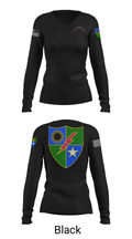 75 Ranger Regiment. 4790927 Women's Long Sleeve V-neck Shirt - 39