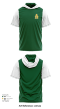 Saint Albert High School Baseball 23620889 Short Sleeve Performance Shirt with hood - 10