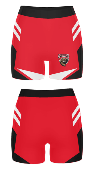 Women's Compression Shorts, Carrizozo High School Volleyball, Women's Volleyball, Teamtime, Team time, sublimation, custom sports apparel, team uniforms, spirit wear, spiritwear, sports uniforms, custom shirts, team store, custom team store, fundraiser sports, apparel fundraiser