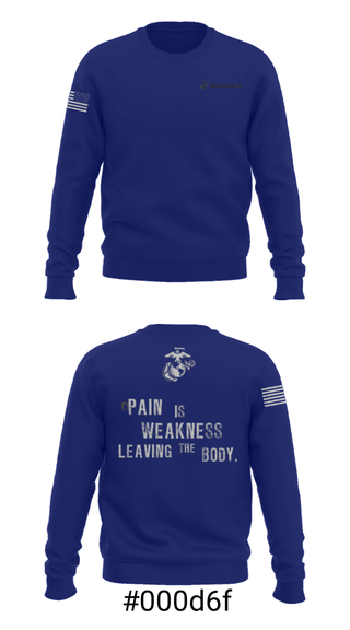 Crew Neck Sweatshirt, , Marines, Teamtime, Team time, sublimation, custom sports apparel, team uniforms, spirit wear, spiritwear, sports uniforms, custom shirts, team store, custom team store, fundraiser sports, apparel fundraiser