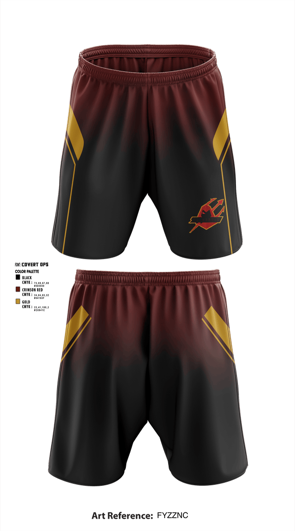 Athletic Shorts With Pockets, Trident Militia, E-Sports, Teamtime, Team time, sublimation, custom sports apparel, team uniforms, spirit wear, spiritwear, sports uniforms, custom shirts, team store, custom team store, fundraiser sports, apparel fundraiser