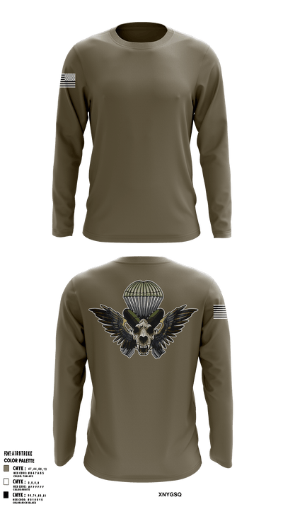 HHC Mortars, 2-505 PIR 68912099 Long Sleeve Performance Shirt - 41