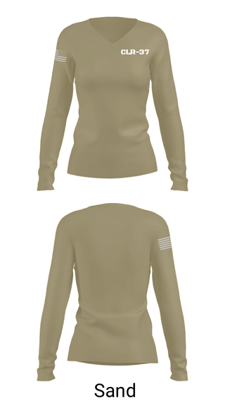 Women's Long Sleeve Vneck Shirt, , Marines, Teamtime, Team time, sublimation, custom sports apparel, team uniforms, spirit wear, spiritwear, sports uniforms, custom shirts, team store, custom team store, fundraiser sports, apparel fundraiser