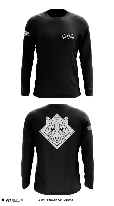 Alpha Company, 5th GSB 40097456 Long Sleeve Performance Shirt - 1