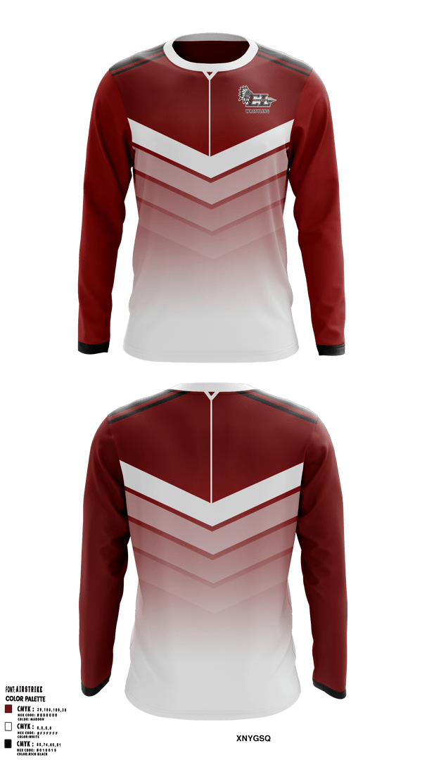 Long Sleeve Performance Shirt, East Limestone High School Wrestling, Wrestling, Teamtime, Team time, sublimation, custom sports apparel, team uniforms, spirit wear, spiritwear, sports uniforms, custom shirts, team store, custom team store, fundraiser sports, apparel fundraiser