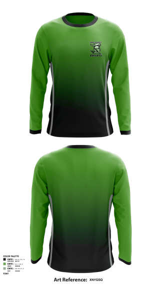Long Sleeve Performance Shirt, Northwest Knights, Football, Teamtime, Team time, sublimation, custom sports apparel, team uniforms, spirit wear, spiritwear, sports uniforms, custom shirts, team store, custom team store, fundraiser sports, apparel fundraiser