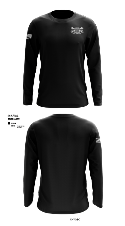 Delta Company "Outlaws" 47733508 Long Sleeve Performance Shirt - 1