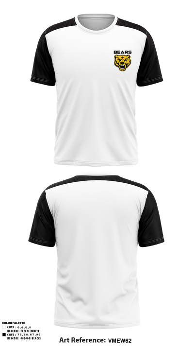 Bears 19836776 Short Sleeve Performance Shirt - 1