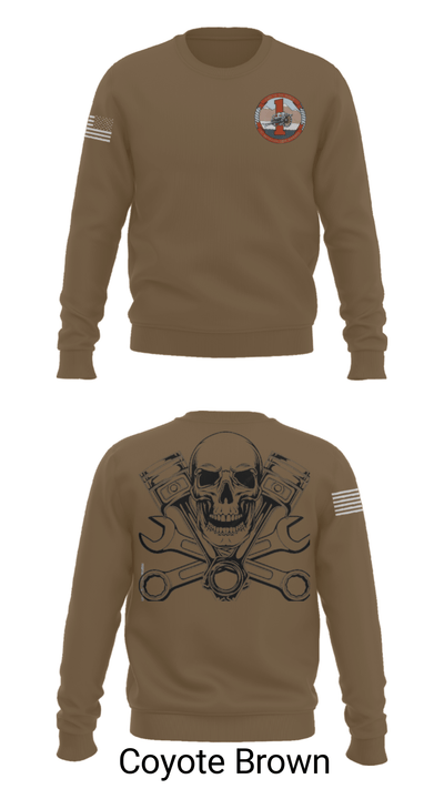 1st Battalion 10th Marines 30175509 Crew Neck Sweatshirt - 8