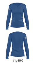 Leuzinger High School Basketball 52606217 Women's Long Sleeve V-neck Shirt - 20