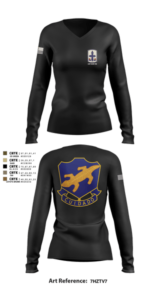Women's Long Sleeve Vneck Shirt, , Army, Teamtime, Team time, sublimation, custom sports apparel, team uniforms, spirit wear, spiritwear, sports uniforms, custom shirts, team store, custom team store, fundraiser sports, apparel fundraiser