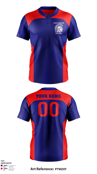 Two Button Softball Jersey, Faith Baptist High School Softball, Softball, Teamtime, Team time, sublimation, custom sports apparel, team uniforms, spirit wear, spiritwear, sports uniforms, custom shirts, team store, custom team store, fundraiser sports, apparel fundraiser
