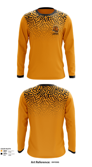 Long Sleeve Performance Shirt, Lanphier High School Basketball, Men's Basketball, Teamtime, Team time, sublimation, custom sports apparel, team uniforms, spirit wear, spiritwear, sports uniforms, custom shirts, team store, custom team store, fundraiser sports, apparel fundraiser