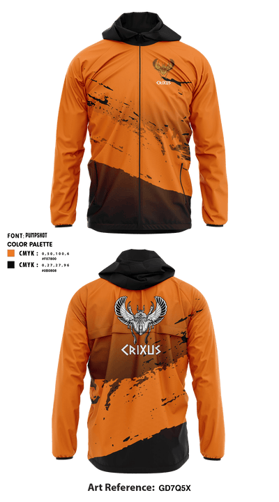 CRIXUS 23669738 Windbreaker - 1