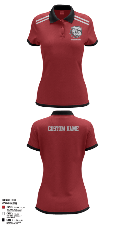 Mcpherson College 33503570 Women's Short Sleeve Performance Polo  - 10