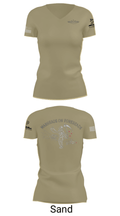 USS Florida Blue FT 52115851 Women's Short Sleeve V-neck Shirt - 44