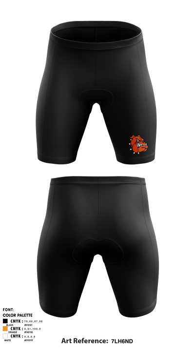 Waldron High School Track 38428946 Men's Compression Shorts - 1