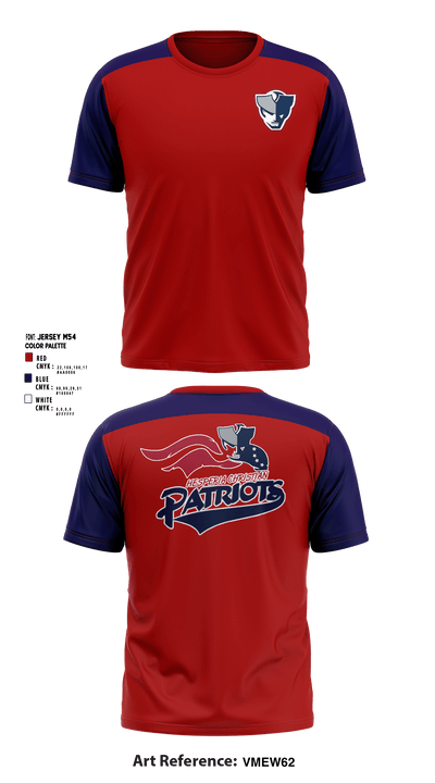 Hesperia Christian High School 2281005 Short Sleeve Performance Shirt - 1
