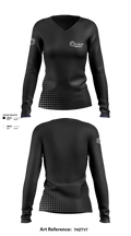 Optimum Images 2916568 Women's Long Sleeve V-neck Shirt - 1