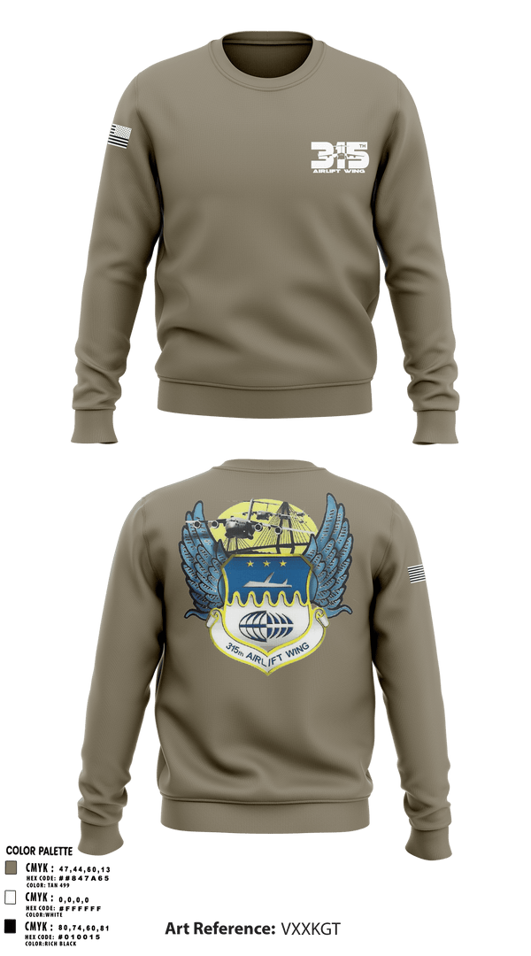 Crew Neck Sweatshirt, , Air Force, Teamtime, Team time, sublimation, custom sports apparel, team uniforms, spirit wear, spiritwear, sports uniforms, custom shirts, team store, custom team store, fundraiser sports, apparel fundraiser