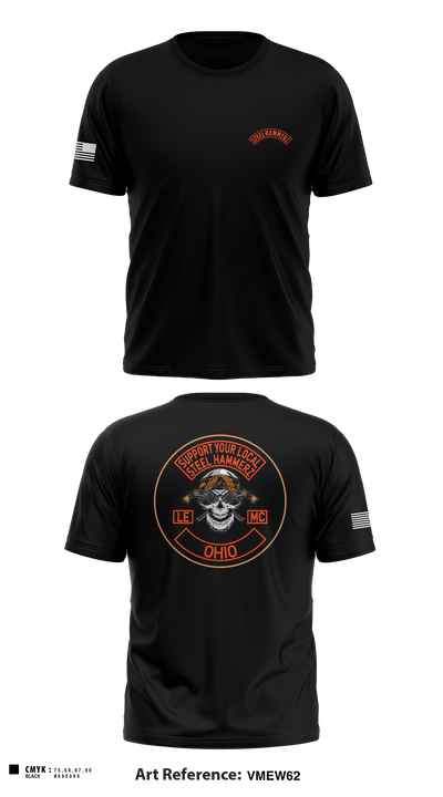 Support steel hammerz 94341085 Short Sleeve Performance Shirt - 1