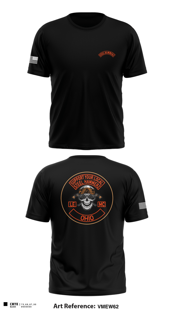 Short Sleeve Performance Shirt, Support steel hammerz, Police, Teamtime, Team time, sublimation, custom sports apparel, team uniforms, spirit wear, spiritwear, sports uniforms, custom shirts, team store, custom team store, fundraiser sports, apparel fundraiser