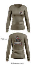 541st Outlaws: Gunslingers 51318466 Women's Long Sleeve V-neck Shirt - 2