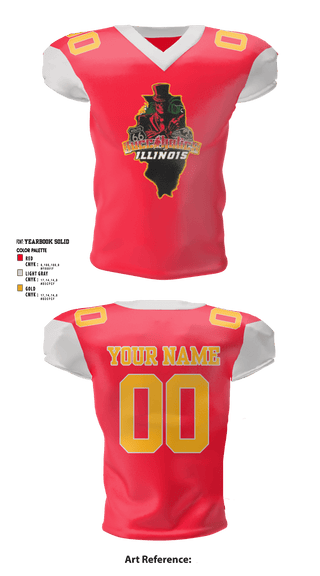 Football Jersey, Buccaholics Illinois, Football, Teamtime, Team time, sublimation, custom sports apparel, team uniforms, spirit wear, spiritwear, sports uniforms, custom shirts, team store, custom team store, fundraiser sports, apparel fundraiser