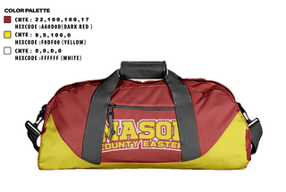 Duffle Bag, Mason County Eastern High School, Spirit Store, Teamtime, Team time, sublimation, custom sports apparel, team uniforms, spirit wear, spiritwear, sports uniforms, custom shirts, team store, custom team store, fundraiser sports, apparel fundraiser