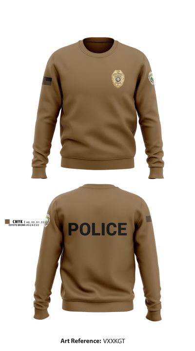 TAYLORSVILLE POLICE DEPARTMENT LT 27466887 Crew Neck Sweatshirt - 9