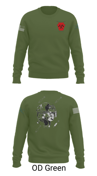 Crew Neck Sweatshirt, , National Guard, Teamtime, Team time, sublimation, custom sports apparel, team uniforms, spirit wear, spiritwear, sports uniforms, custom shirts, team store, custom team store, fundraiser sports, apparel fundraiser