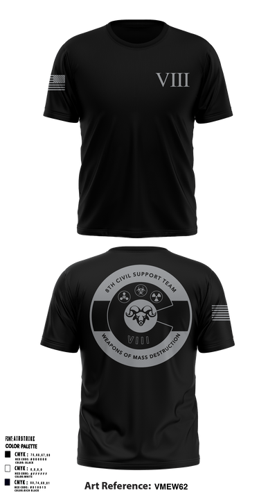 8th WMD-Civil Support Team 4584210 Short Sleeve Performance Shirt - 3