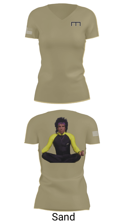 1st SQD, 1st PLT, A Co 588 BEB 11462606 Women's Short Sleeve V-neck Shirt - 24