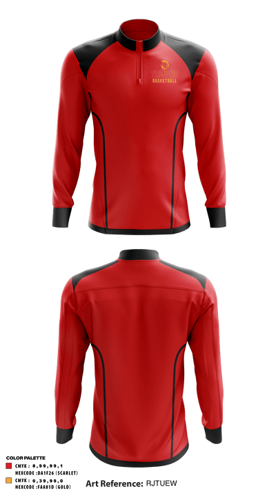 North College Hill High School Basketball 40310124 Quarter Zip Jacket - 4
