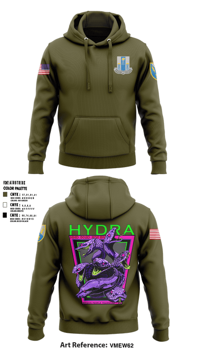 HHD HYDRA, 502nd IEW BN 85683805 Hoodie - 53