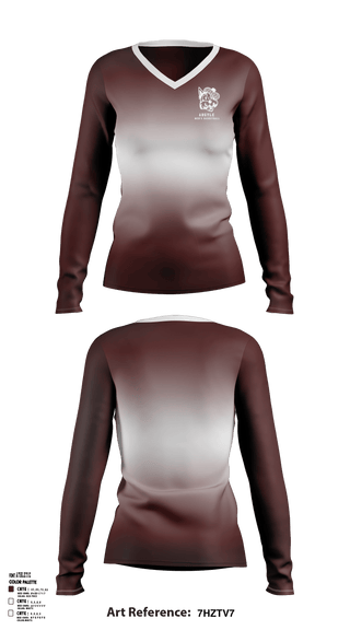 Women's Long Sleeve Vneck Shirt, Argyle Central High School Basketball, Men's Basketball, Teamtime, Team time, sublimation, custom sports apparel, team uniforms, spirit wear, spiritwear, sports uniforms, custom shirts, team store, custom team store, fundraiser sports, apparel fundraiser