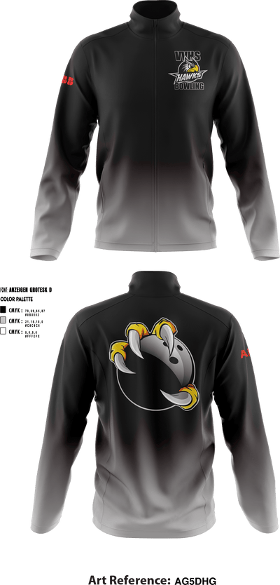 Volcano Vista Hawks 76372492 Fleece Jacket - 1