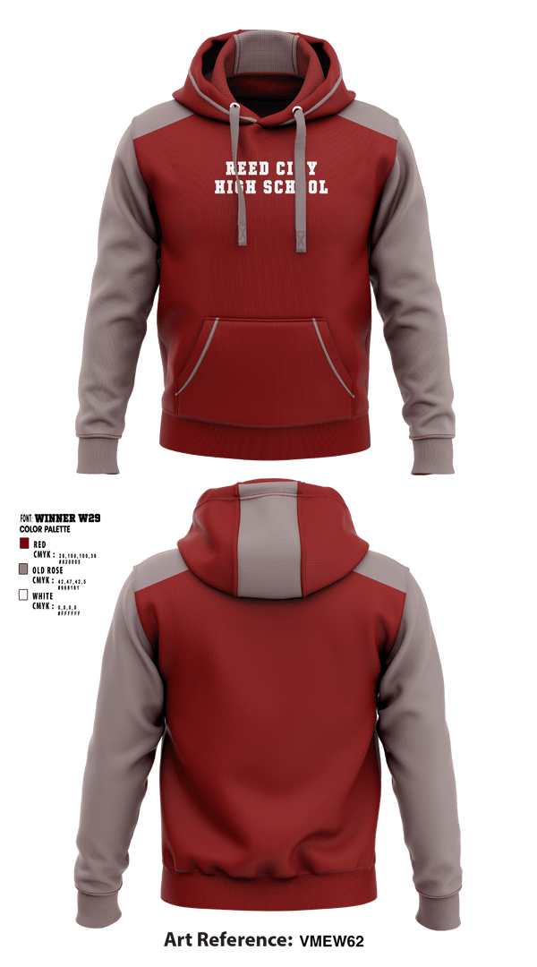 Hoodie, Reed City High School, Spirit Store, Teamtime, Team time, sublimation, custom sports apparel, team uniforms, spirit wear, spiritwear, sports uniforms, custom shirts, team store, custom team store, fundraiser sports, apparel fundraiser