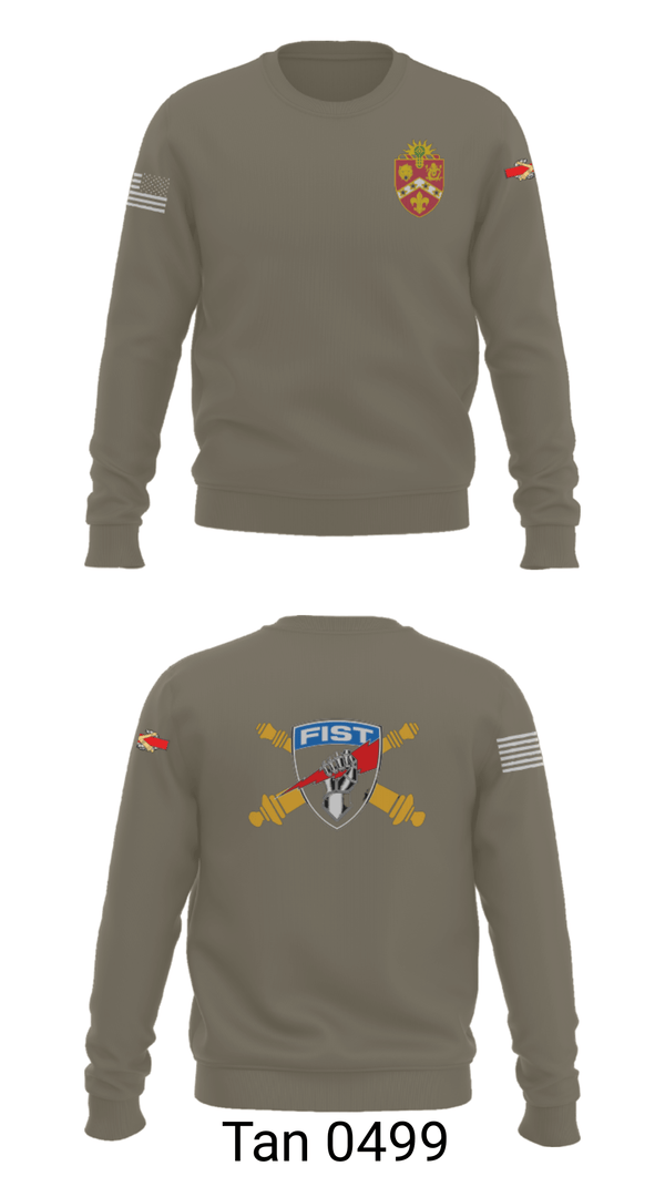 Crew Neck Sweatshirt, , Army, Teamtime, Team time, sublimation, custom sports apparel, team uniforms, spirit wear, spiritwear, sports uniforms, custom shirts, team store, custom team store, fundraiser sports, apparel fundraiser