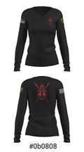 Chaos 7th 54905968 Women's Long Sleeve V-neck Shirt - 37