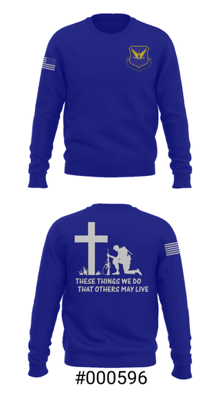 Crew Neck Sweatshirt, , Air Force, Teamtime, Team time, sublimation, custom sports apparel, team uniforms, spirit wear, spiritwear, sports uniforms, custom shirts, team store, custom team store, fundraiser sports, apparel fundraiser