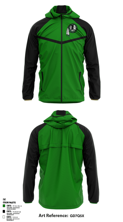 Tehachapi High School 72342244 Windbreaker - 1